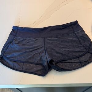 Lululemon Athletica Speed Up 2" Dark Blue / Navy Athletic Shorts